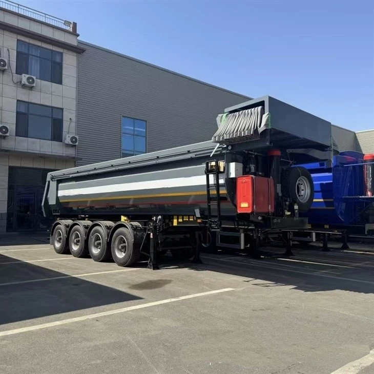 3 Axle 30 CBM Tipper Semi Trailers Rear Dump Trailer high quality