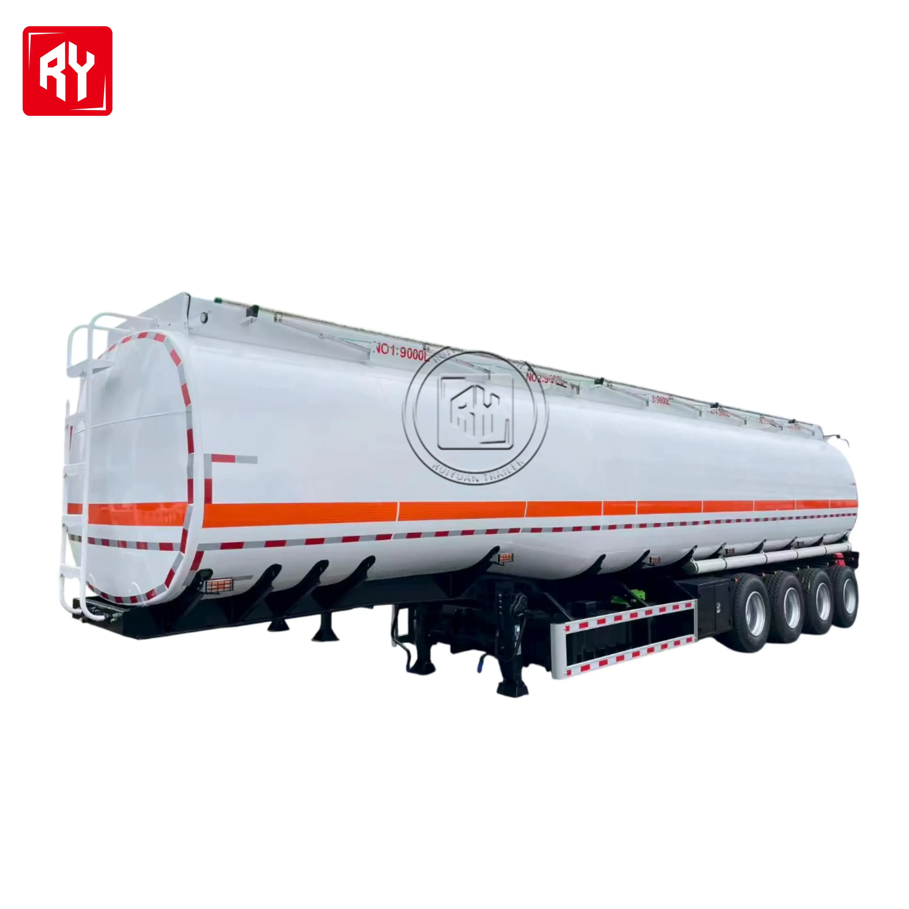 40000liters 3 Óleo de Óleo de combustível tanque de tanques semi -trailer