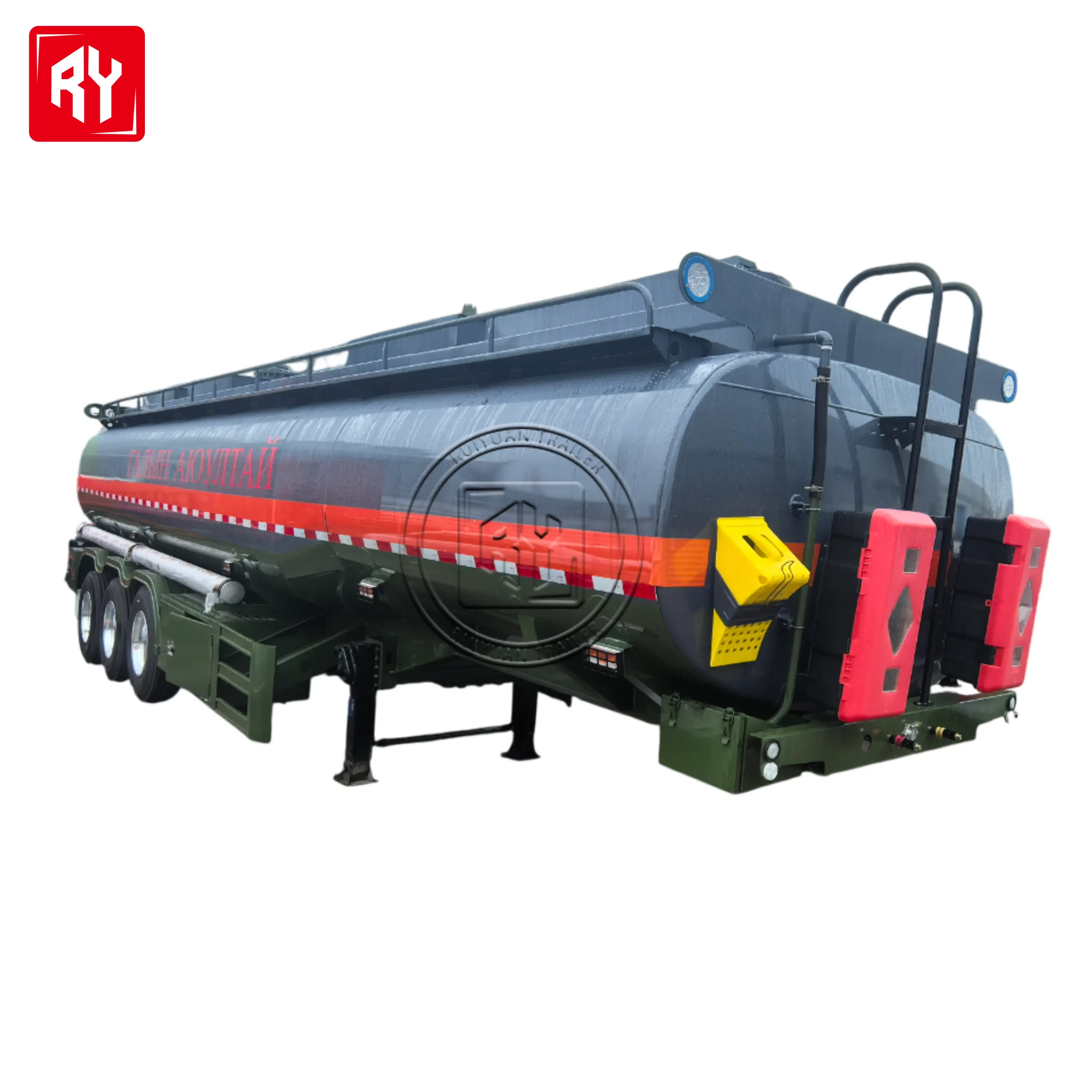 45000L de tanque de combustível de aço carbono trailer