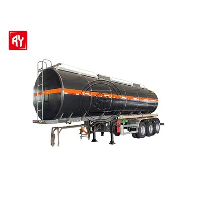 Trailer de tanque de asfalto de 3 eixos para venda para transporte de óleo de asfalto quente
