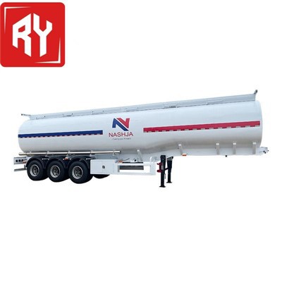 42000 litros de tanque de óleo de aço carbono semi-reboque